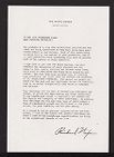Letter from President Richard Nixon to the 1970 Graduating Class